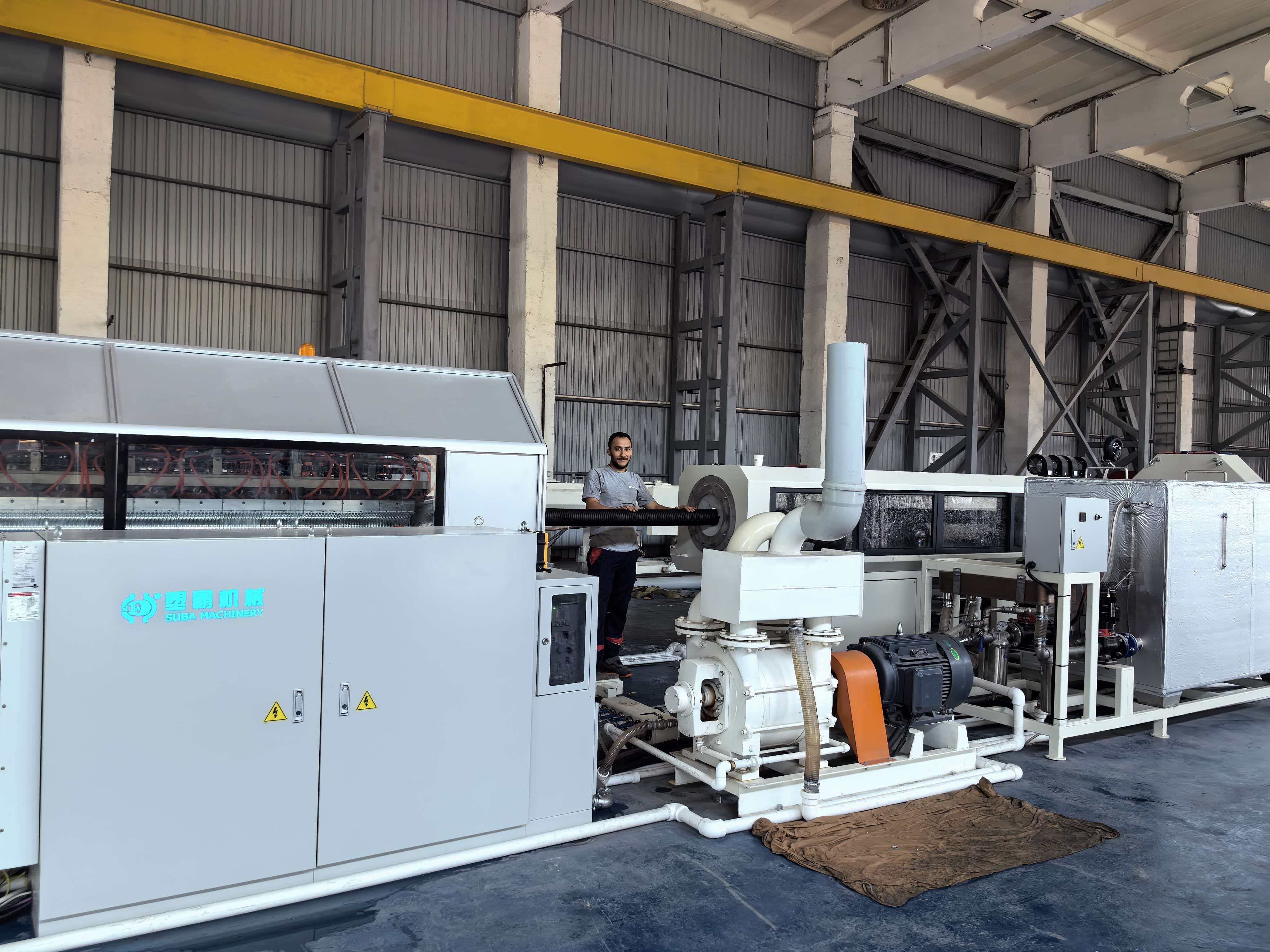 Suba Machinery production floor — SL600 series machines undergoing final quality checks before shipment.