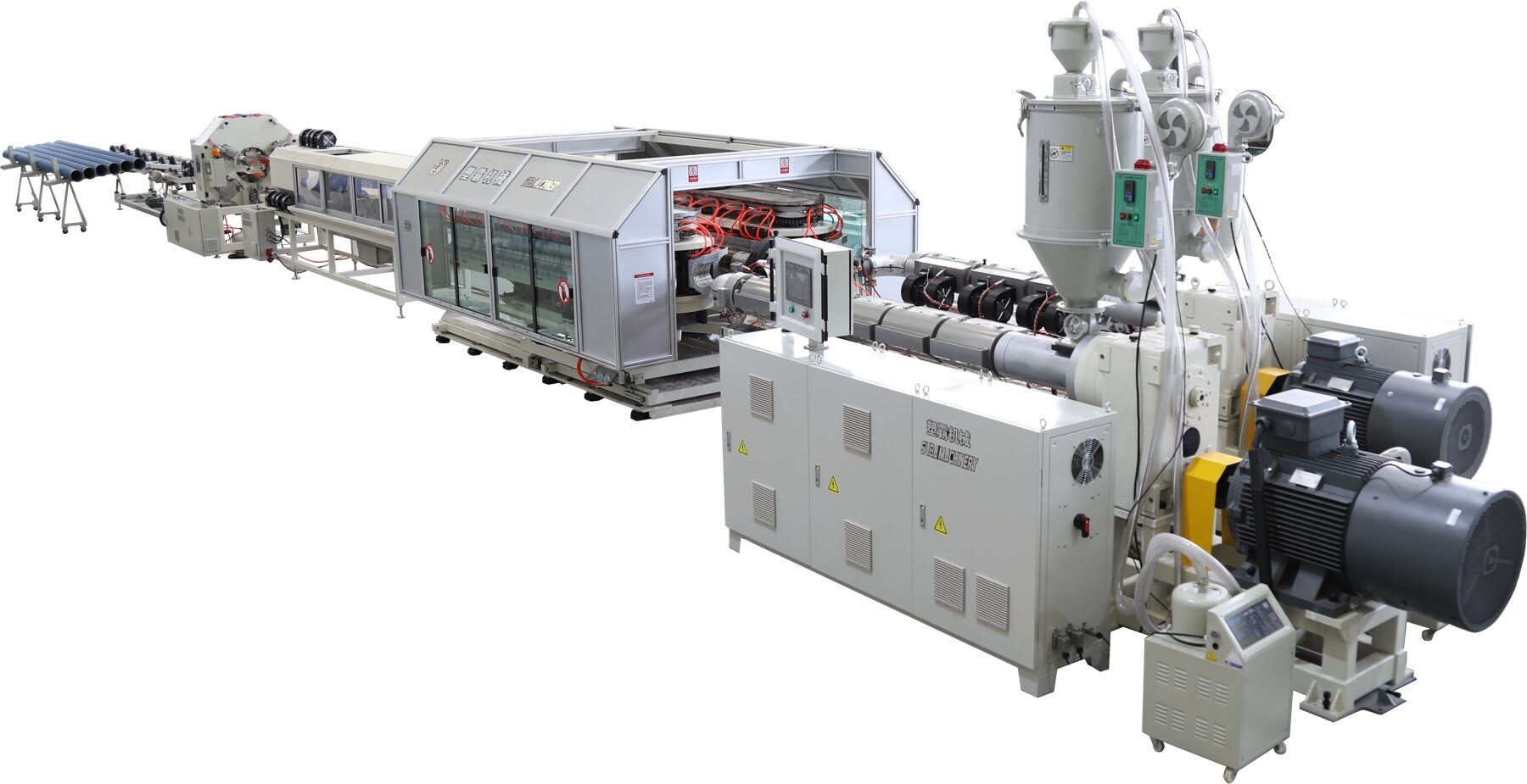SL300 Double Wall Corrugated Pipe Machine