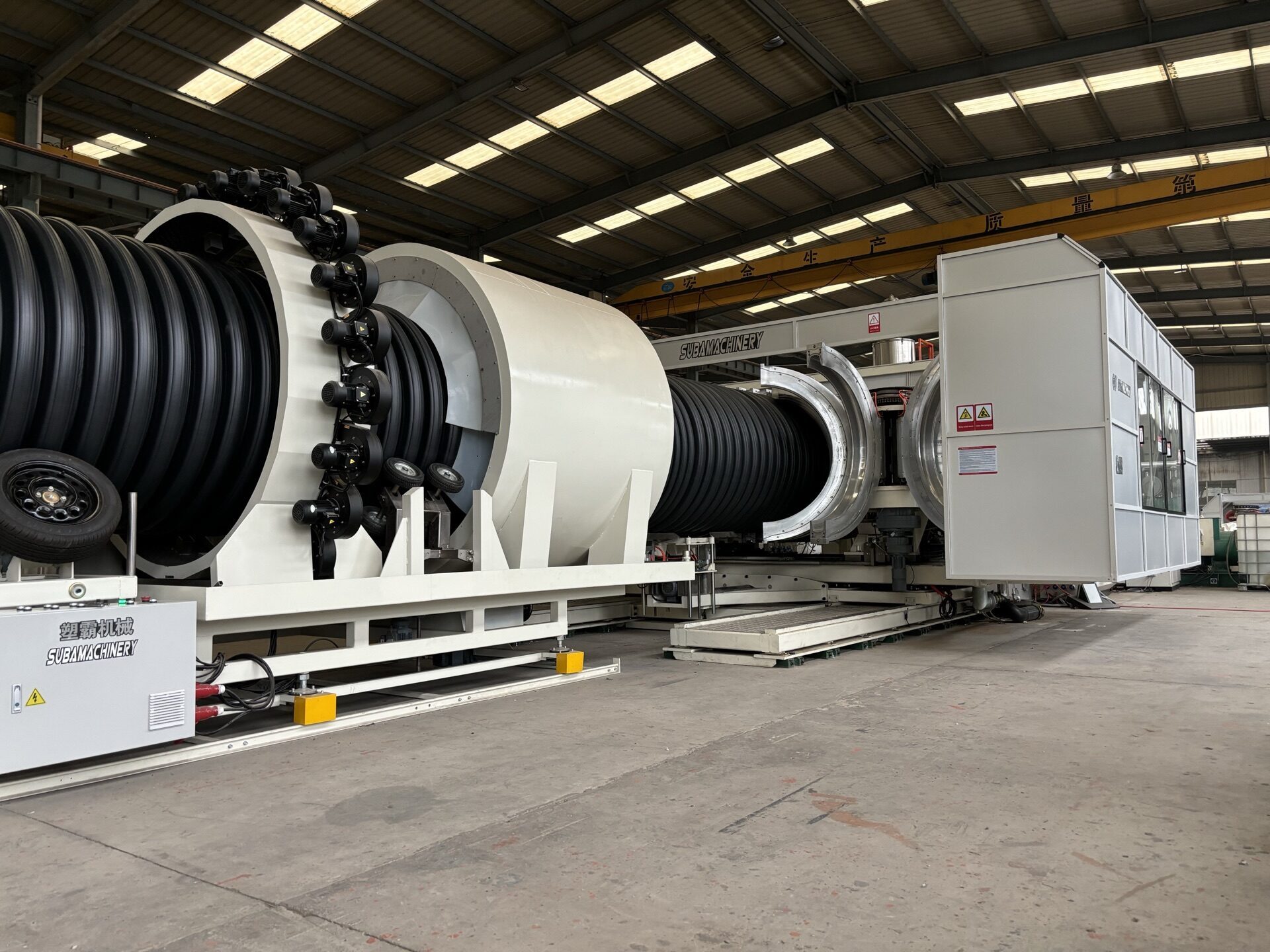 SL1600 Corrugated Pipe Extrusion Line - ID1000–OD2000mm double wall corrugated pipes