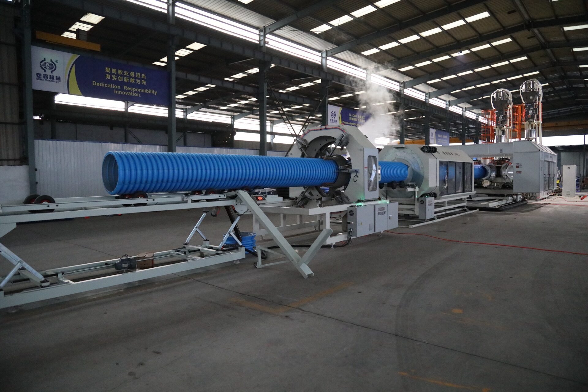 SL1200 Corrugated Pipe Extrusion Line