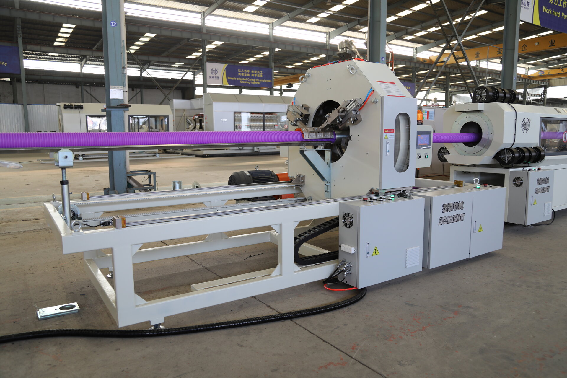 SL180 Corrugated Pipe Extrusion Line - ID32–OD200mm double wall corrugated pipes - 5