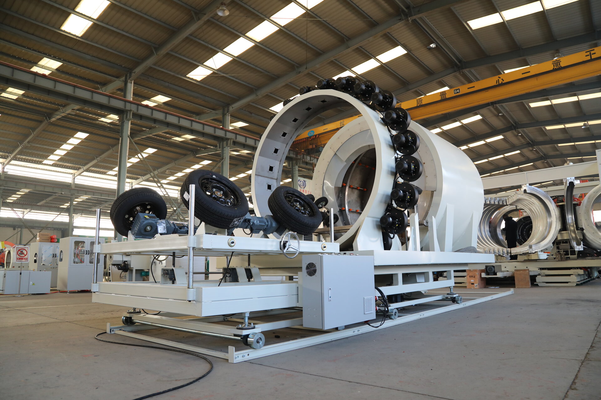 Cooling Tank - Stainless steel cooling tank for secondary cooling of double wall corrugated pipes - 7
