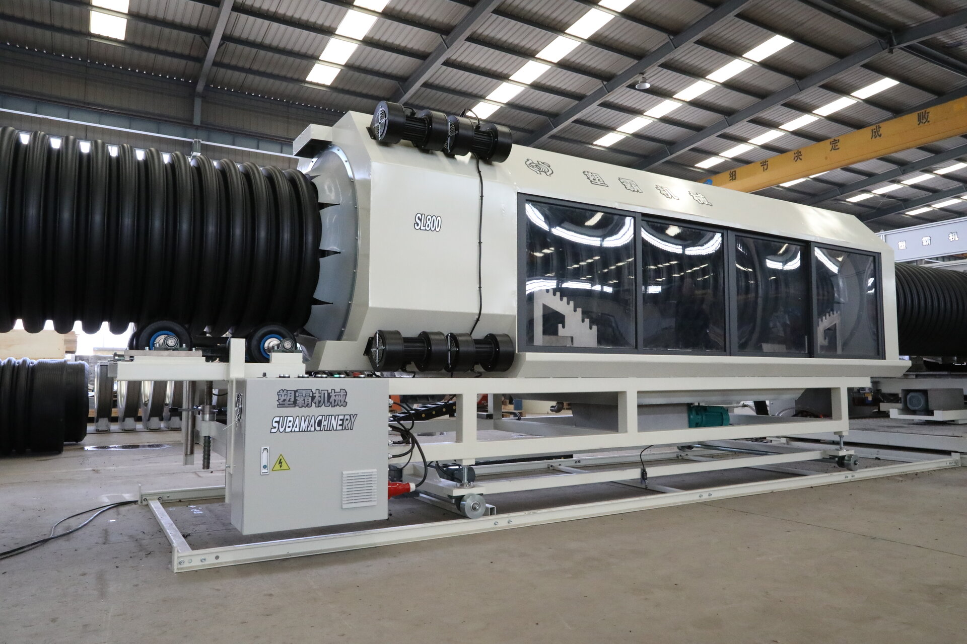 Cooling Tank - Stainless steel cooling tank for secondary cooling of double wall corrugated pipes - 4