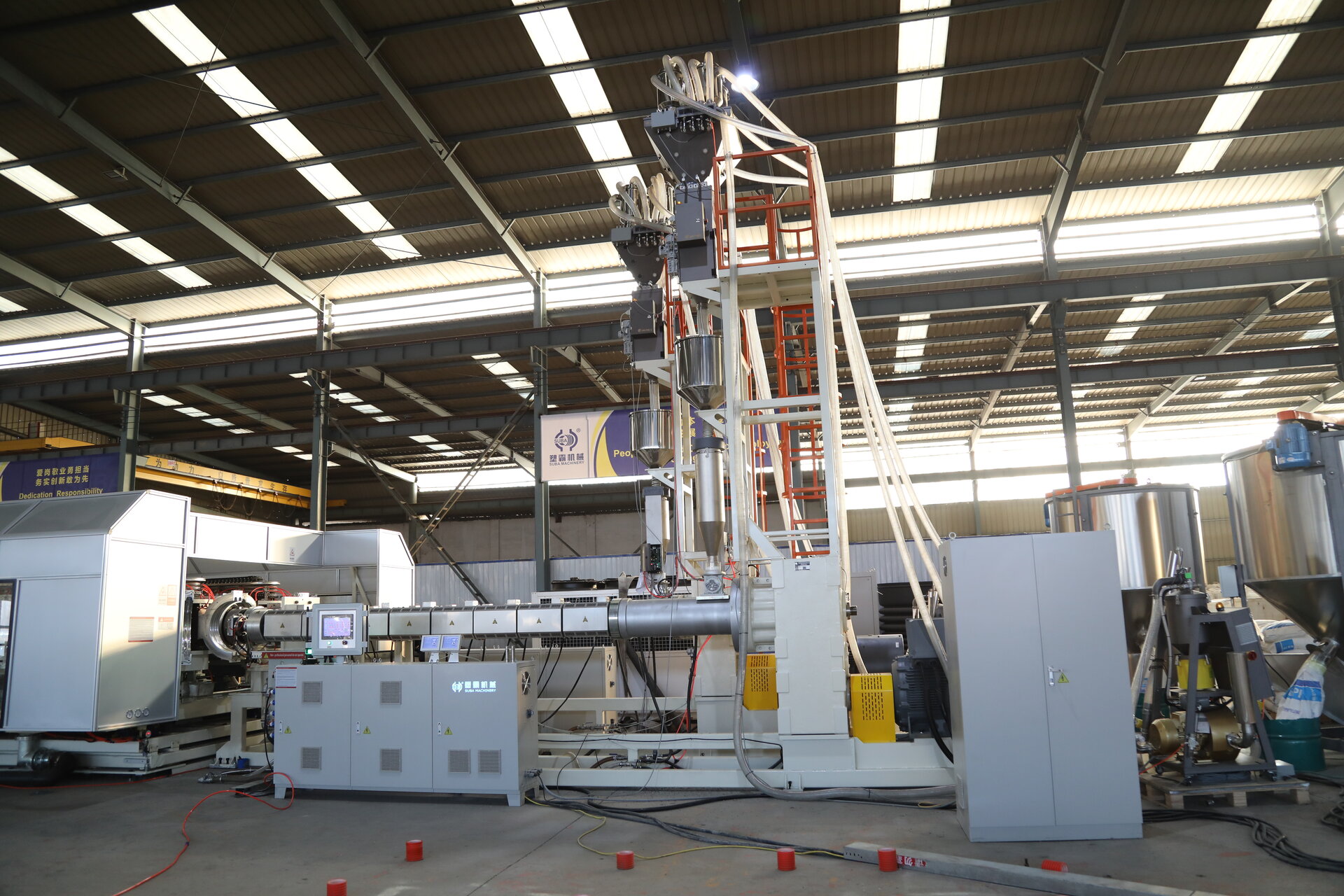 SL1000 Corrugated Pipe Extrusion Line - ID400–OD1200mm double wall corrugated pipes - 2