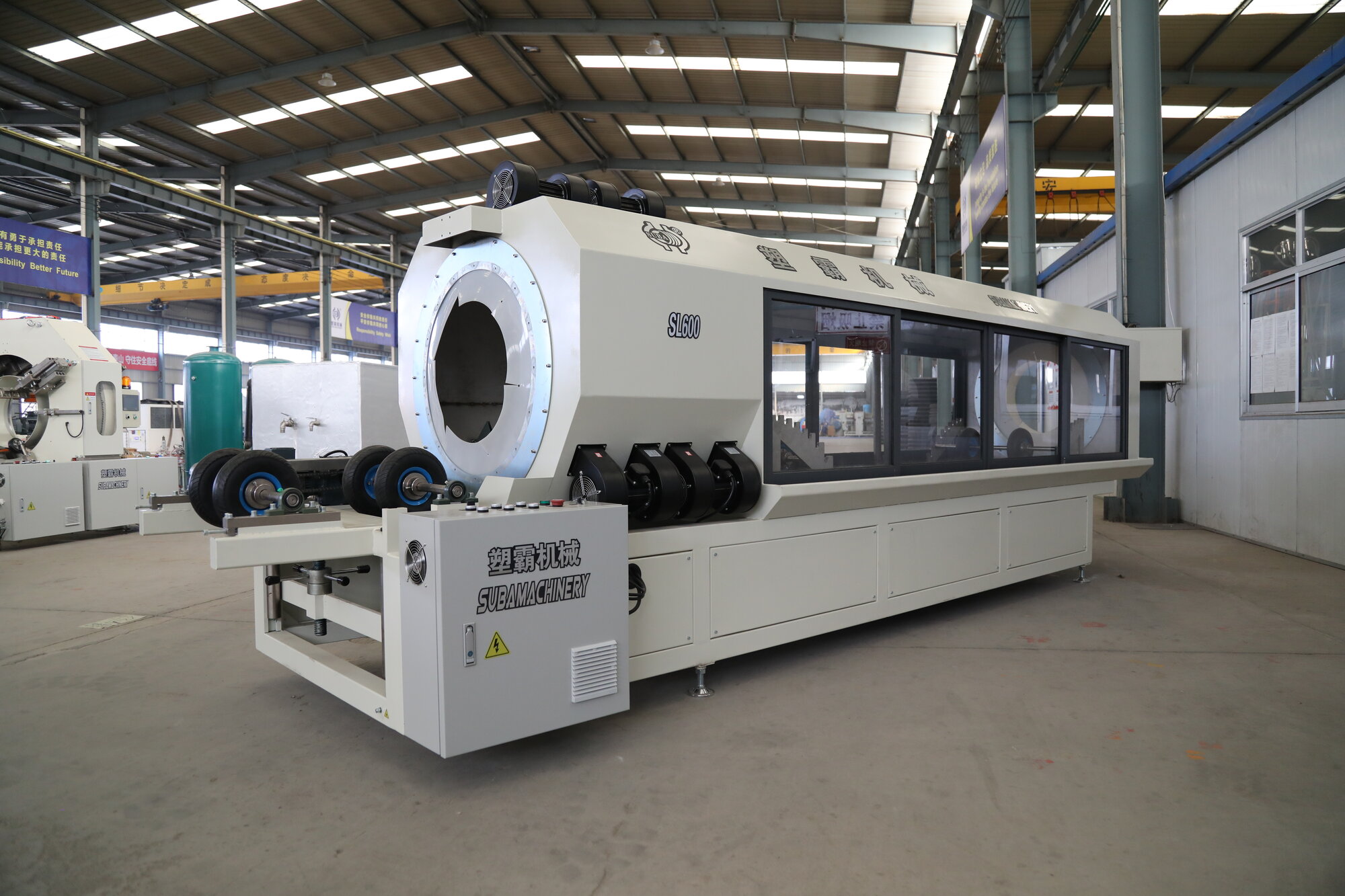 SL600 Corrugated Pipe Extrusion Line - ID100–OD630mm double wall corrugated pipes - 6