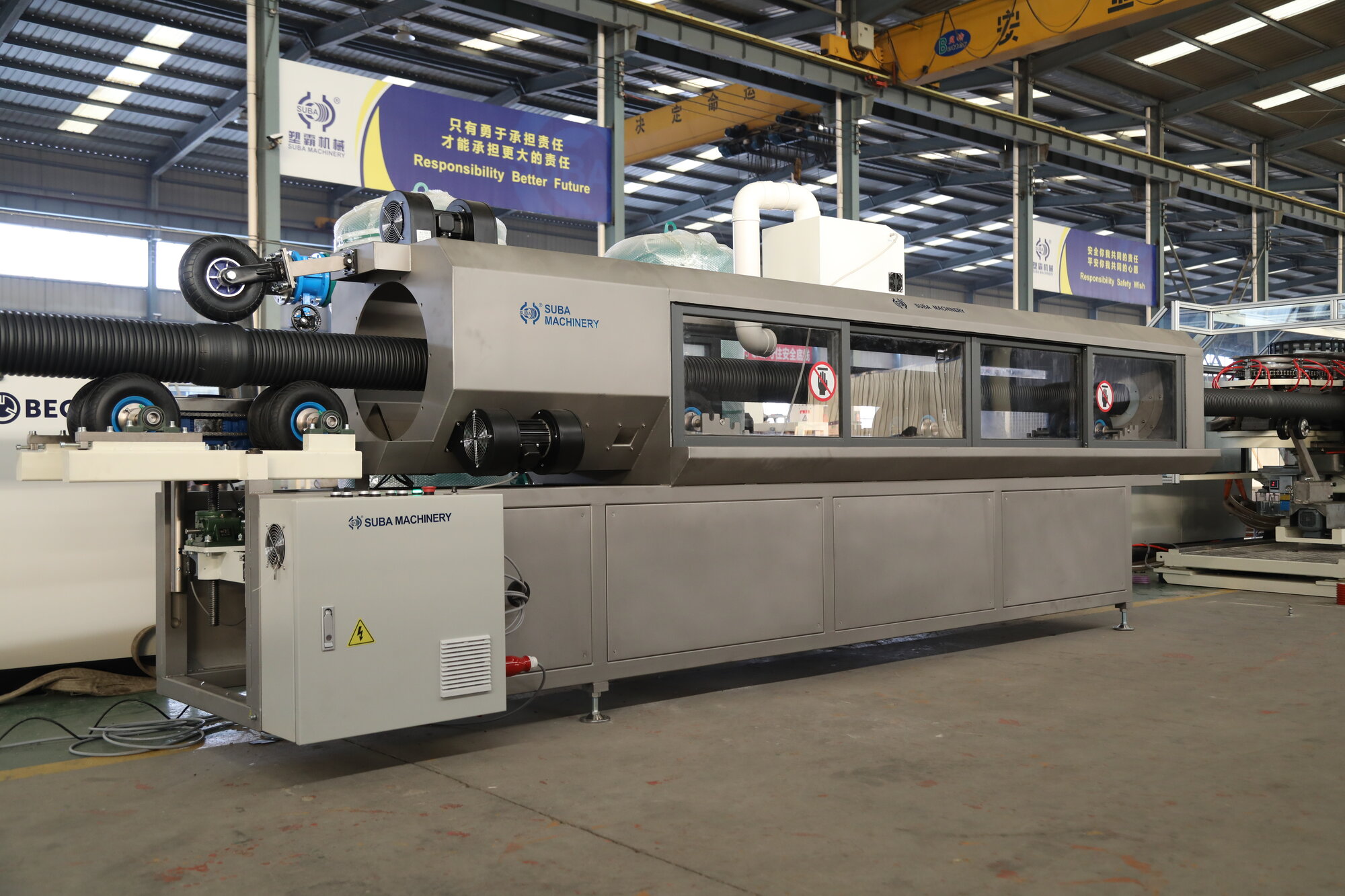 Cooling Tank - Stainless steel cooling tank for secondary cooling of double wall corrugated pipes - 3