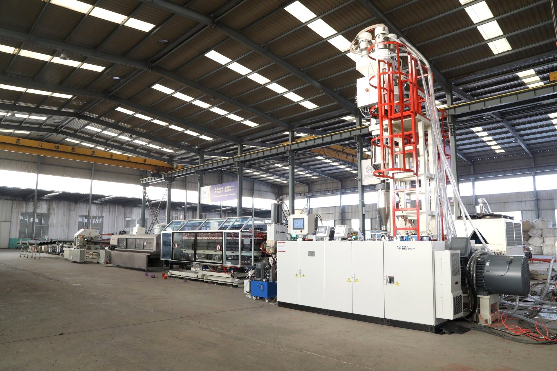 Linea estrusione tubi corrugati SL300