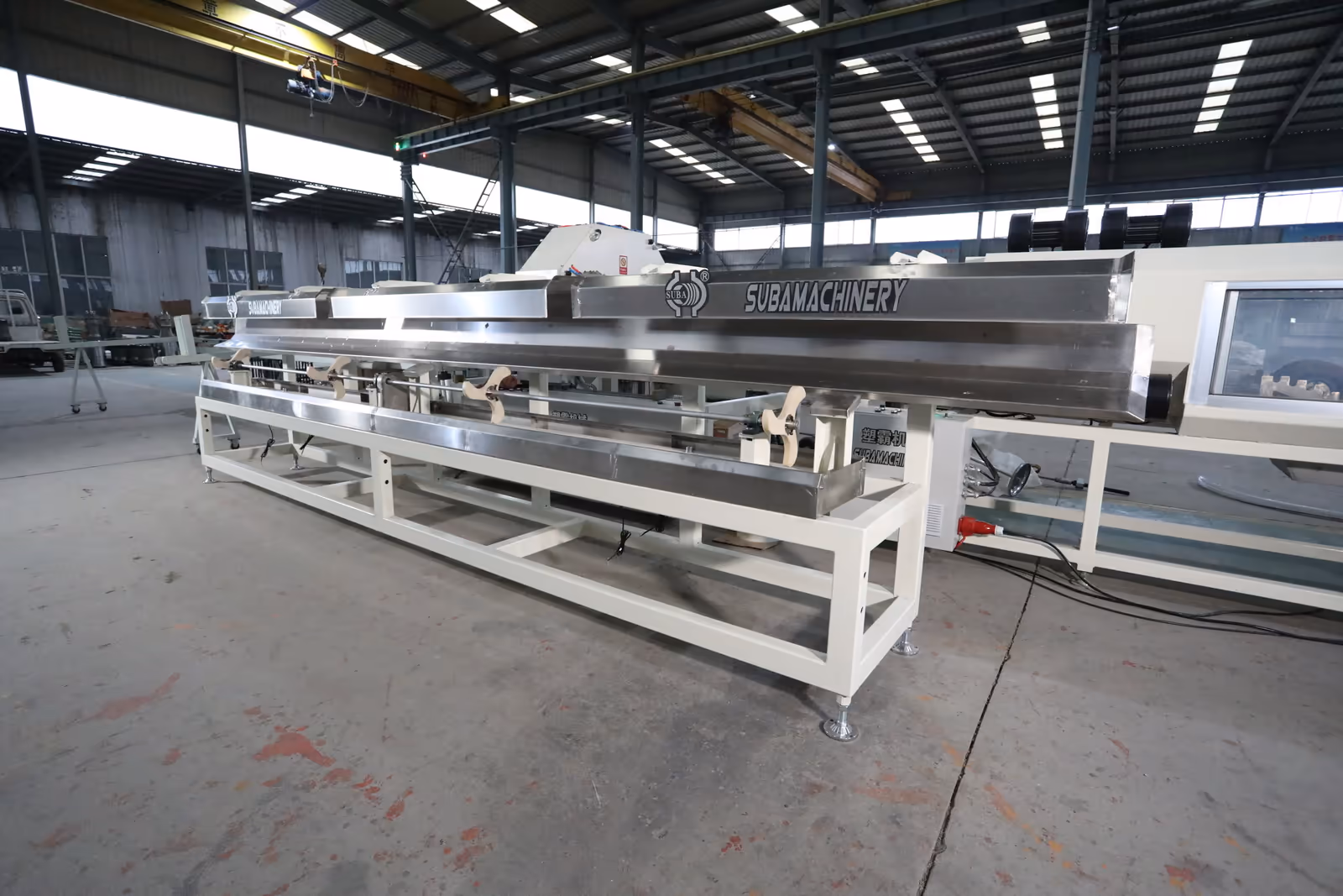 SL180 Corrugated Pipe Extrusion Line - SL180 double wall corrugated pipe extrusion line produces OD40mm – OD180mm single and double walled corrugated pipes - 8