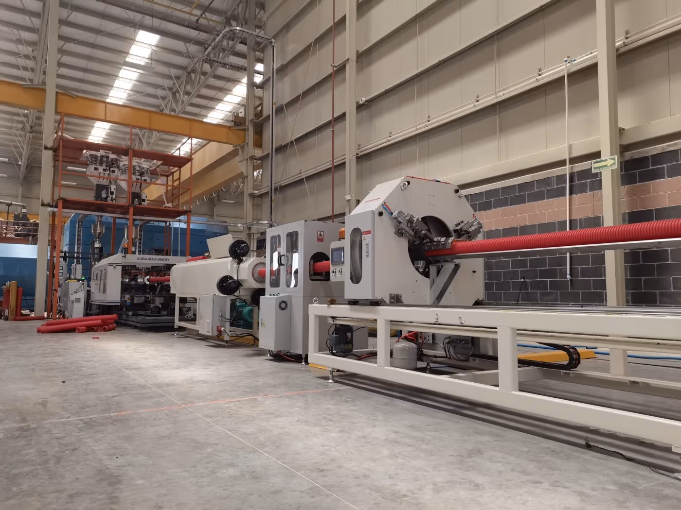 Suba production line at customer site