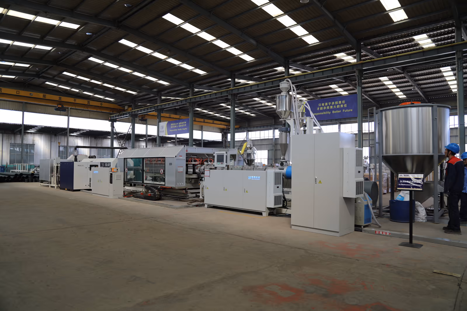 SL600 Corrugated Pipe Extrusion Line