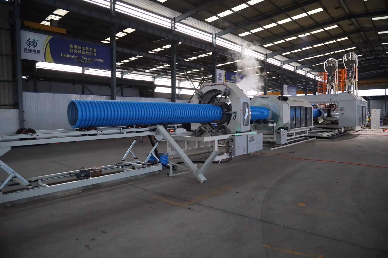 SL1200 Corrugated Pipe Extrusion Line