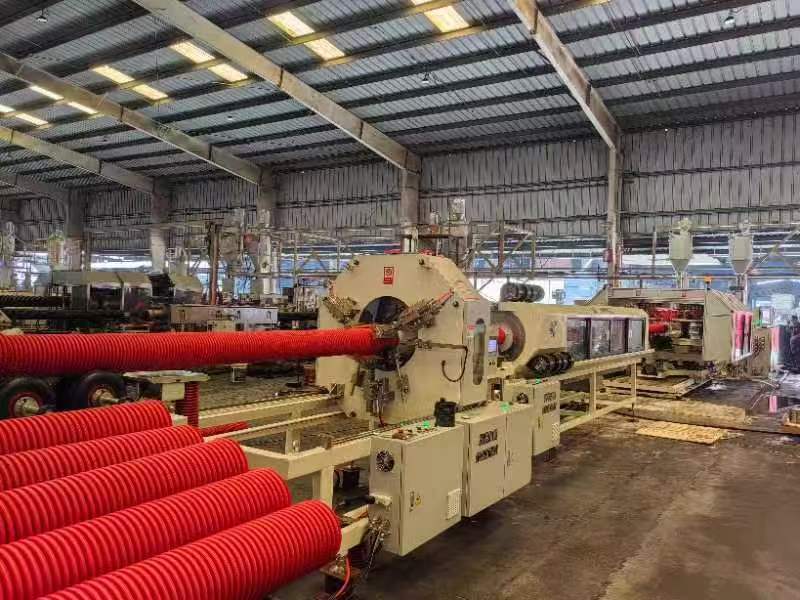 SL300 Corrugated Pipe Line Operating in Southeast Asia — Infrastructure Drainage Projects