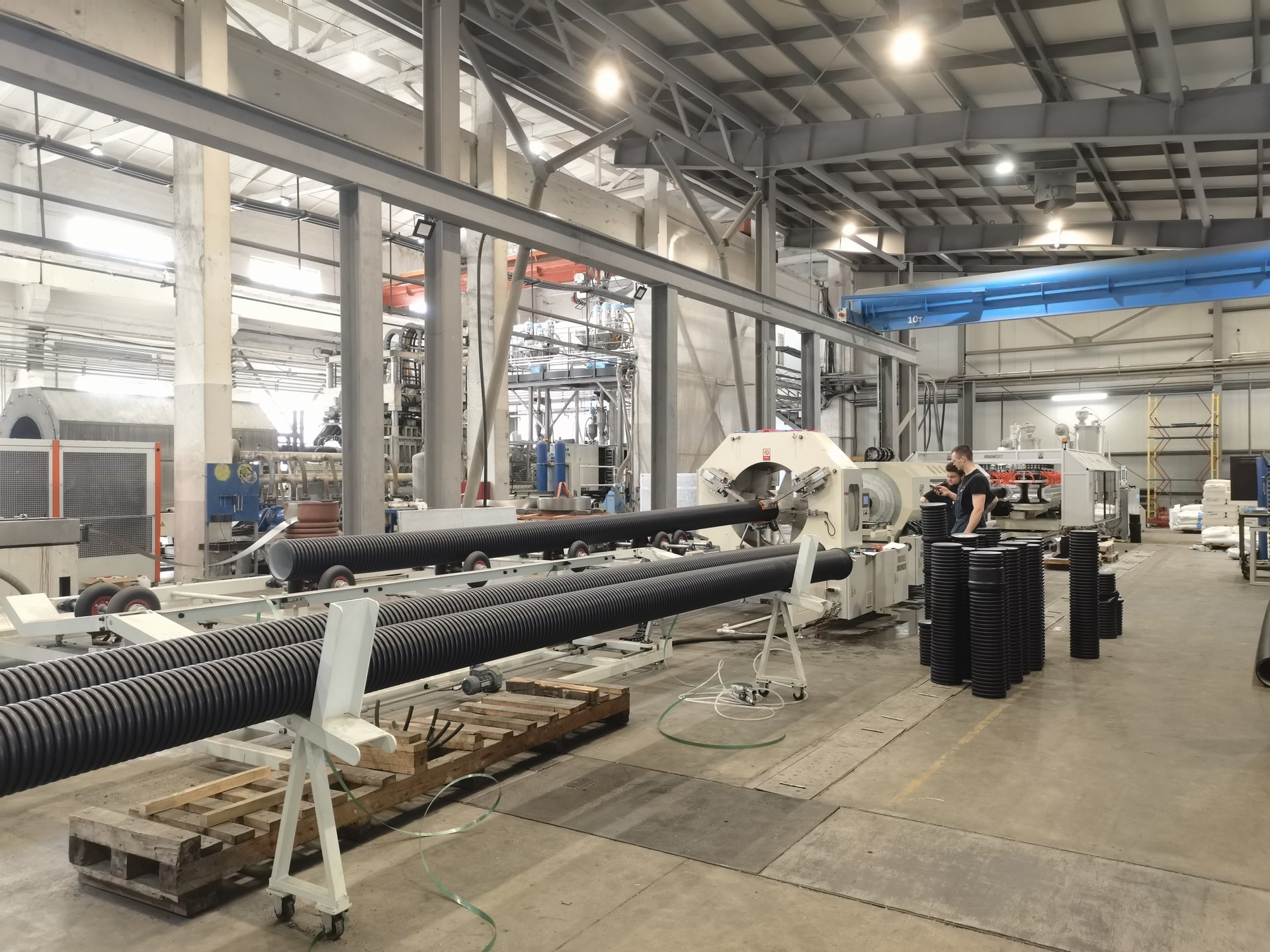 SL600 Lines Operating at Two Regional Production Facilities — Municipal Drainage and Sewage